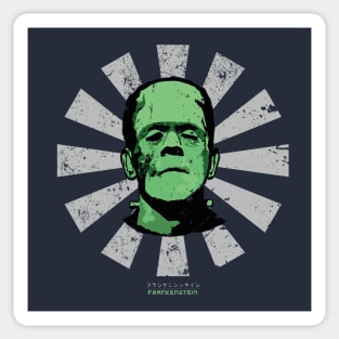 Frankenstein Retro Japanese Sticker